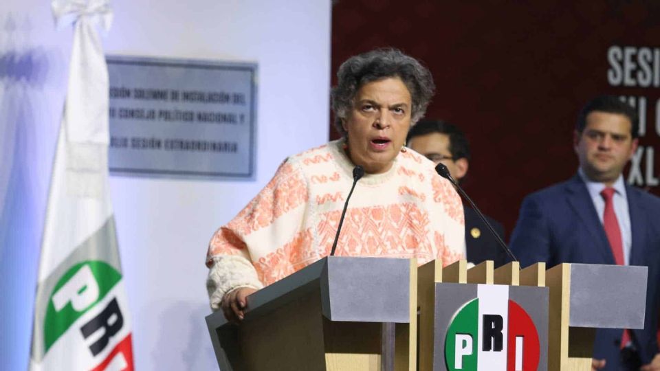 La aspirante presidencial del PRI, Beatriz Paredes