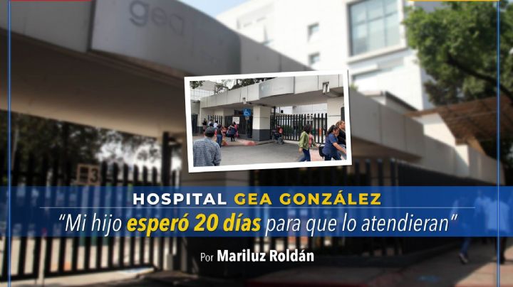 "Mi hijo esperó 20 días para que lo atendieran"
