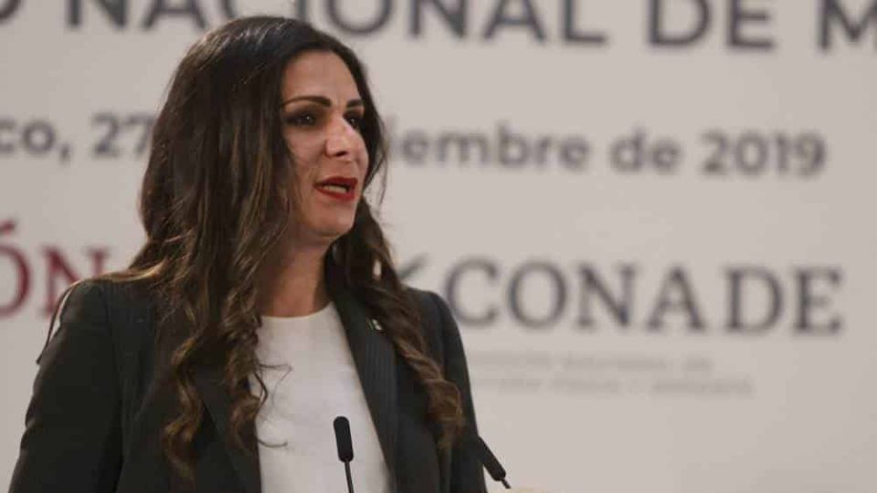 Ana Gabriela Guevara, titular de la Conade