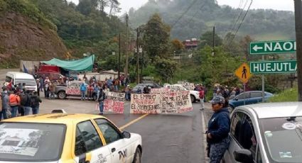 Bloqueo en la México-Tampico; esto es lo que piden