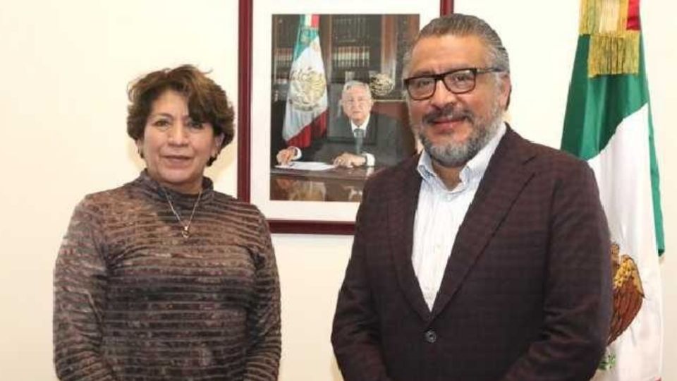 Delfina Gómez y Horacio Duarte, su nuevo coordinador de campaña