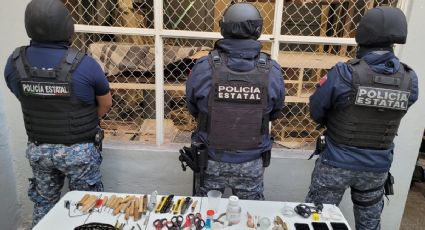 Drogas, armas blancas y hasta frigobares descubren en Ceresos de Hidalgo