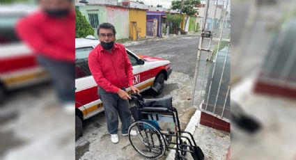 VIRAL: Taxista honrado regresa silla de ruedas en Veracruz
