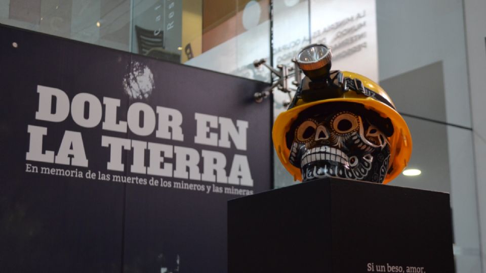 El museo colocó la exposición en memoria de los mineros muertos en accidentes.