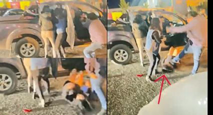 En riña de la Feria de Pachuca, un hombre pateó la cabeza de una joven