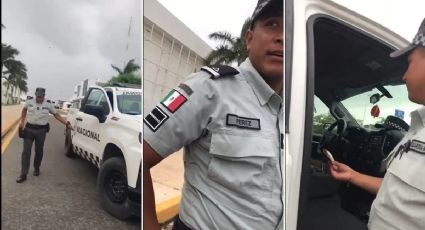 VIDEO: Agentes de la GN extorsionan con 2 mil pesos a taxista