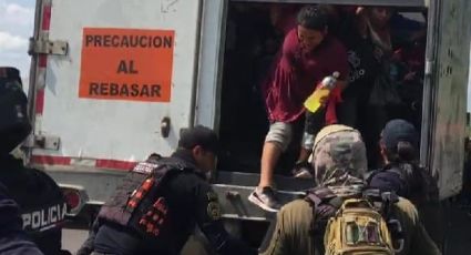 Choca tráiler con 150 migrantes en Puente Nacional, Veracruz