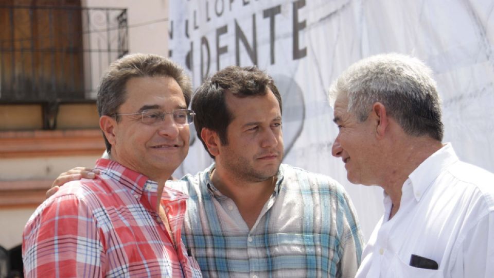 Pío López Obrador y José Ramón López Beltrán