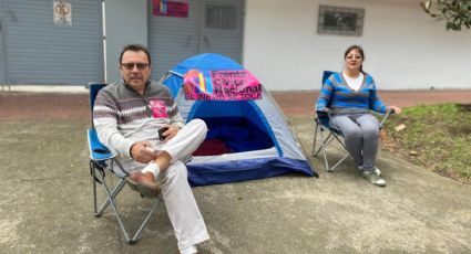 Huelga de hambre y marcha contra reforma electoral en Xalapa