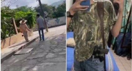 Adolescente que golpeó a adulto en Huejutla se fotografiaba con armas