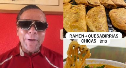 Alfredo Adame invita a comer quesabirrias gratis en Veracruz