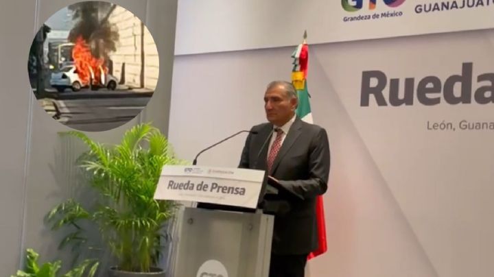 Los incendios de autos en Guanajuato son propagandas criminales