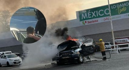 El Rábano, líder huachicolero detenido que desencadenó quema de patrulla en Tepeji