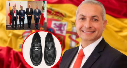 ¿Cuánto cuestan los zapatos Louis Voitton que lució alcalde de Pachuca en España?