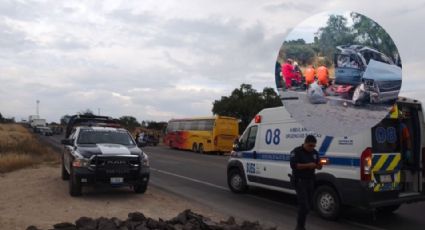 Mueren cinco personas en choque en la Silao-San Felipe