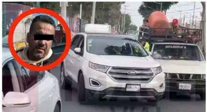 VIDEO: Conductor atropella a reportero y a policía en panteón San Nicolás Tolentino