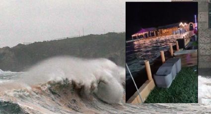 Marejada en playa Chachalacas, ¿qué son y por qué suceden?