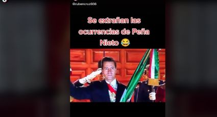 VIDEO: En Tiktok extrañan los momentos “memorables” de Peña Nieto