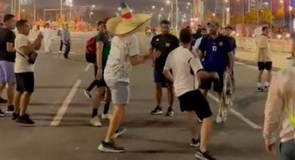 VIDEO Mexicanos y argentinos pelean en Qatar previo al partido en el Mundial
