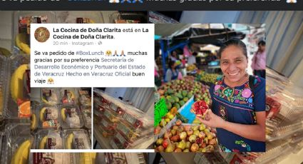 Sedecop confirma compra de lonches a doña Clarita para marcha pro AMLO