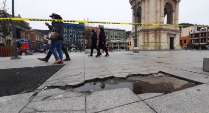 ¿Cuánto ha gastado Pachuca en la reparación del piso de Plaza Independencia?