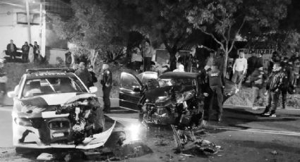 Auto y patrulla chocan en la Picacho-Ajusco; hay un muerto y tres heridos