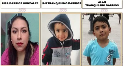 Buscan a Rita Barrios y a sus dos hijos que desaparecieron en Mineral de la Reforma
