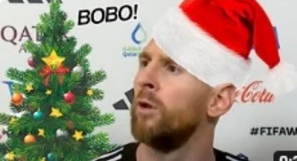 VIDEO: Messi canta canción navideña con su polémica frase "que miras bobo"