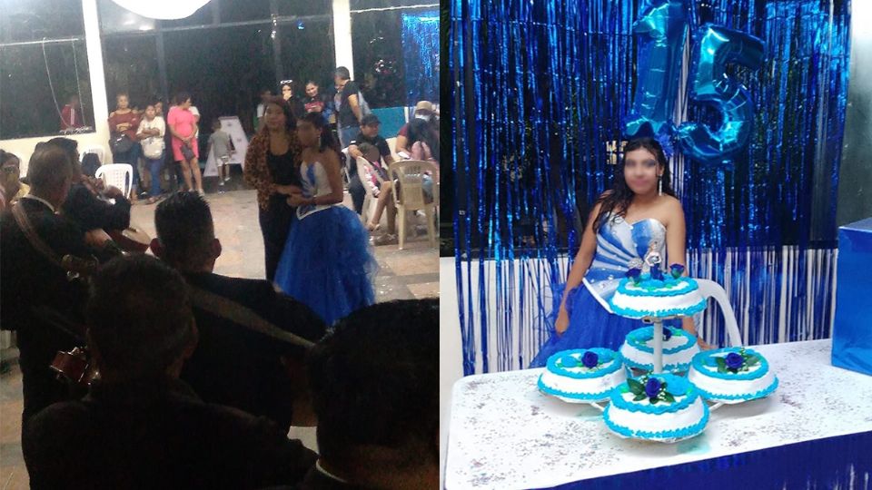 La quinceañera se volvió viral luego que fue plantada por sus invitados y los jarochos llenaron su fiesta