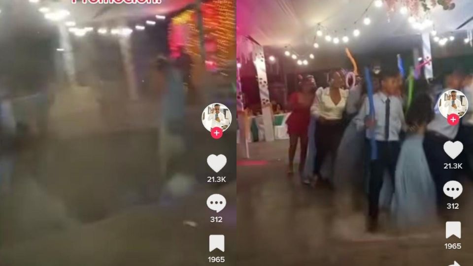 El video quedó registrado y comenzó a circular en TikTok hasta que se hizo viral.