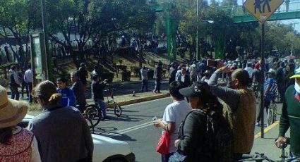 Escala protesta en Xochimilco; chocan policías y manifestantes; Sheinbaum reacciona