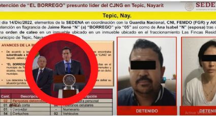 Capturan a “El Borrego” en Nayarit; se presume era operador del CJNG