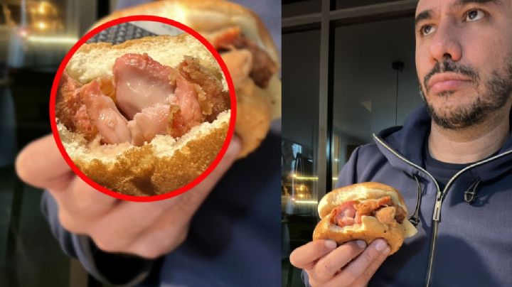 FOTOS: Escorpión Dorado compró hamburguesa en KFC y se la dieron cruda