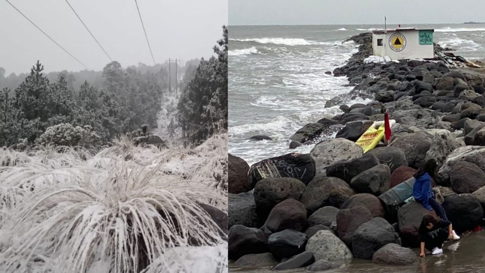 En municipios de playa seguirá el norte; en la montaña caída de nieve y agua nieve.