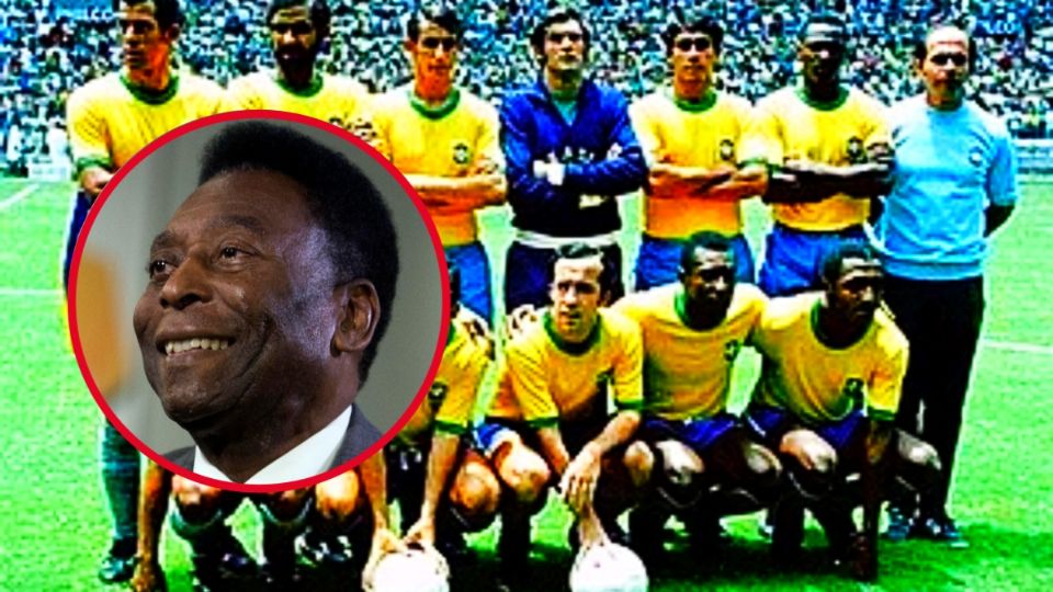 Brasil, campeón del Mundial de México 1970, liderado por Pelé