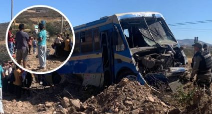 Al menos 5 lesionados por accidente de autobús en la León - Comanjilla