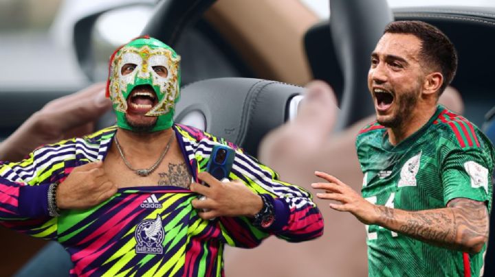 Tuzo Luis Chávez al volante con el Escorpión Dorado en Qatar ¿de qué hablaron? | VIDEO