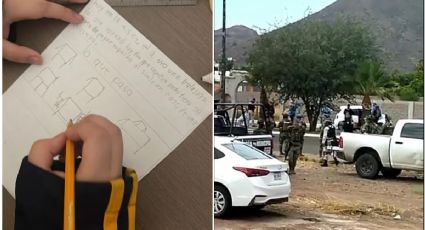 Niño de kinder comparte lo que aprendió de la balacera en Guaymas, Sonora