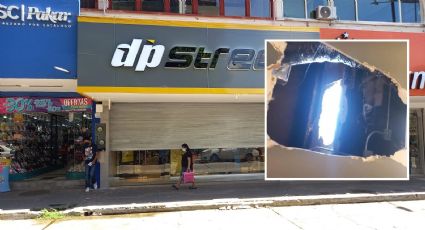 Robo de película: perforan techo y roban tienda deportiva en Coatza