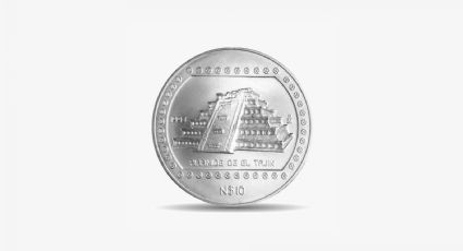 Esta moneda de la Pirámide del Tajín se vende hasta en 9 mil pesos