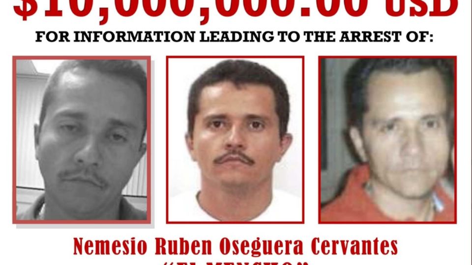 Nemesio Osegura, “El Mencho”  es uno de los narcotraficantes más buscados tanto en México como en Estados Unidos