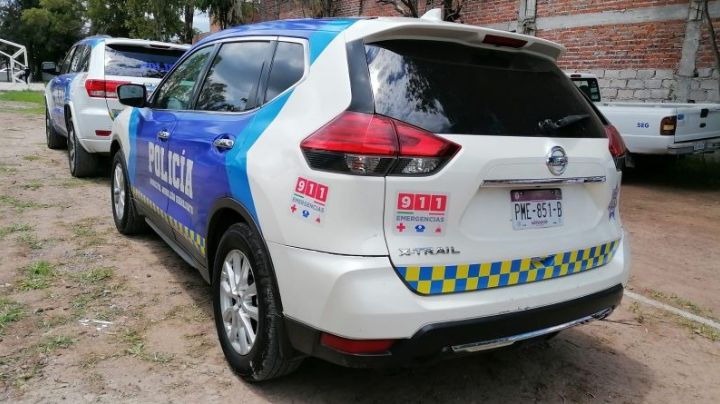 En Moroleón, las patrullas son propiedad de la alcaldesa Denisse Sánchez Barragán