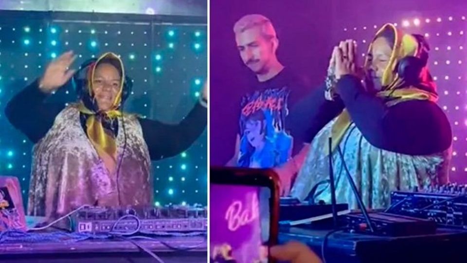 A través de varios videos de TikTok se viralizó “La Señora Católica” al observarse como arrasó en su gira como DJ en varios antros de la Ciudad de México