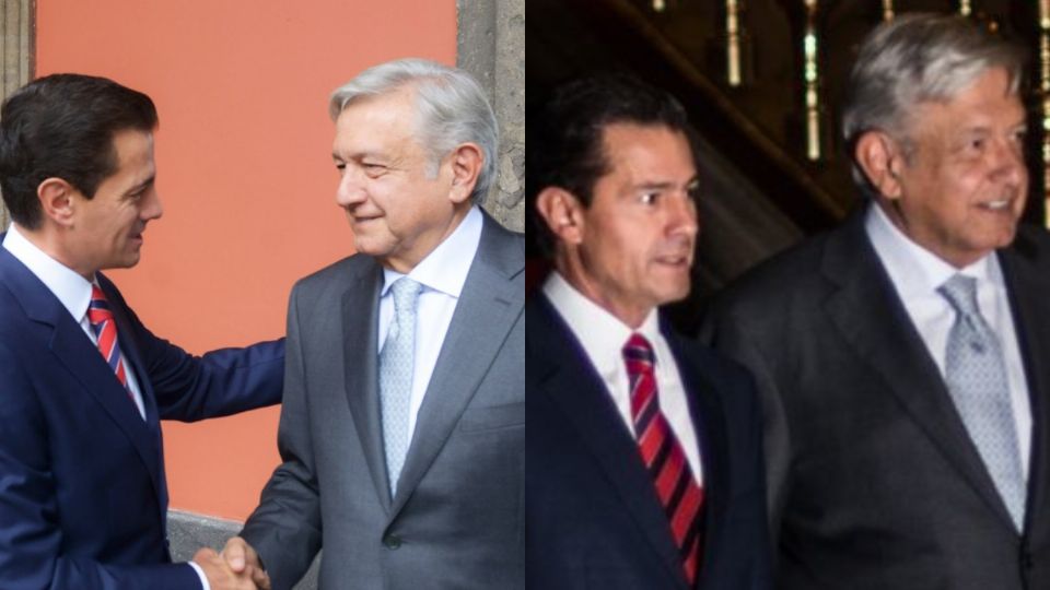 AMLO y EPN en Palacio Nacional, tras la elección de 2018 Fotos: Cuartoscuro/Archivo