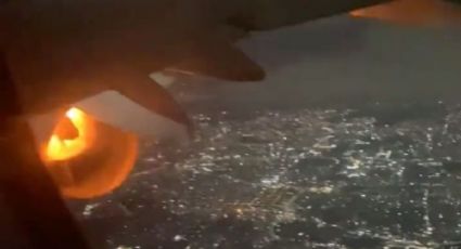 VIDEO: Terror en el aire, avión aterriza de emergencia; turbina explota