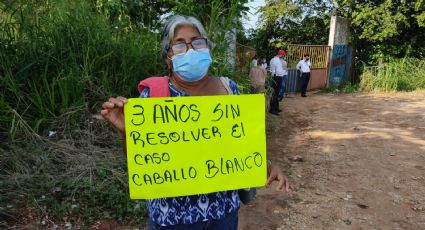 A tres años de la masacre en el Caballo Blanco piden justicia a AMLO