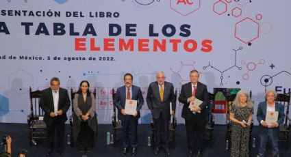 Ebrard, Fayad y la UNAM presentan libro de corte científico