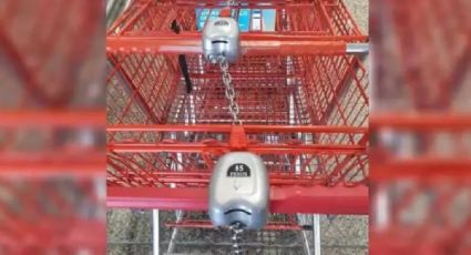 ¡Saca la morralla!: Supermercado renta sus carritos para evitar que se los lleven