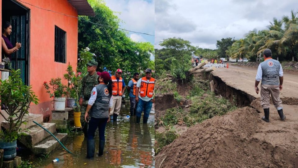Al menos 20 municipios sufrieron afectaciones por las lluvias