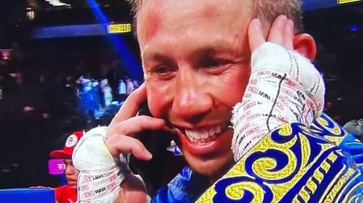 La polémica llamada que recibió Golovkin en el ring tras perder ante “El Canelo”